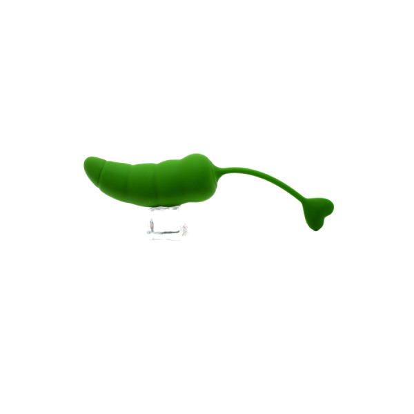 PIMENTO, Un Œuf vibrant avec télécommande, couleur et forme "Piment" en silicone médical 